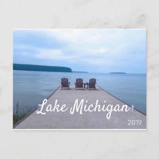 Lake Michigan in Door county 2019 Briefkaart (Voorkant)