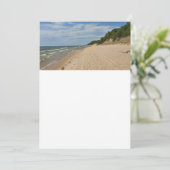  Lake Michigan Invitation Kaart (Staand voorkant)