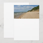  Lake Michigan Invitation Kaart (Voorkant / Achterkant)