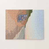 Lake Michigan kustlijn puzzel (Horizontaal)