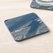 Lake Michigan, Lake Huron en de staat Michigan. Bier Onderzetter (Linkerzijde)