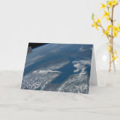 Lake Michigan, Lake Huron en de staat Michigan. Kaart (Gele Bloem)