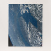 Lake Michigan, Lake Huron en de staat Michigan. Legpuzzel (Verticaal)