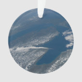 Lake Michigan, Lake Huron en de staat Michigan. Ornament (voorkant)