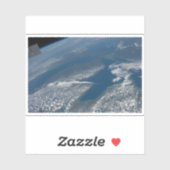 Lake Michigan, Lake Huron en de staat Michigan. Sticker (Vel)