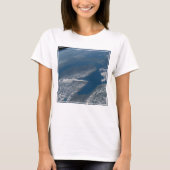 Lake Michigan, Lake Huron en de staat Michigan. T-shirt (Voorkant)