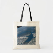 Lake Michigan, Lake Huron en de staat Michigan. Tote Bag (Voorkant)