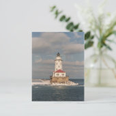Lake Michigan Lighthouse Briefkaart (Staand voorkant)