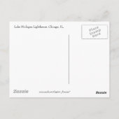 Lake Michigan Lighthouse Briefkaart (Achterkant)