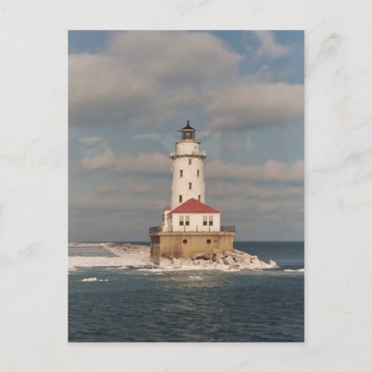 Lake Michigan Lighthouse Briefkaart (Voorkant)