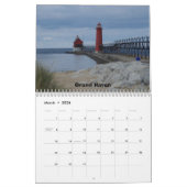Lake Michigan Lighthouses Kalender (Mar 2026)