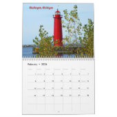 Lake Michigan Lighthouses Kalender (Feb 2026)