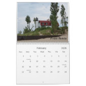 Lake Michigan Lighthouses Kalender (Feb 2026)