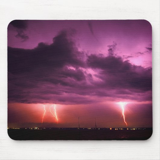 Lake Michigan Lightning Muismat (Voorkant)