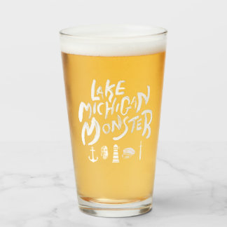 Lake Michigan Monster Beer Glass Glas
