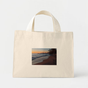 Lake Michigan North Shore Milwaukee bij dageraad Mini Tote Bag