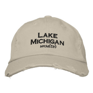 LAKE MICHIGAN - ongezouten Geborduurde Pet