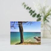 Lake Michigan, Port Washington, WI Briefkaart (Staand voorkant)
