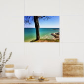 Lake Michigan, Port Washington, WI Poster (Keuken)