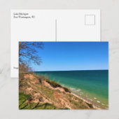 Lake Michigan, Port Washington, Wisconsin Briefkaart (Voorkant / Achterkant)