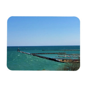 Lake Michigan, Port Washington, Wisconsin Magneet