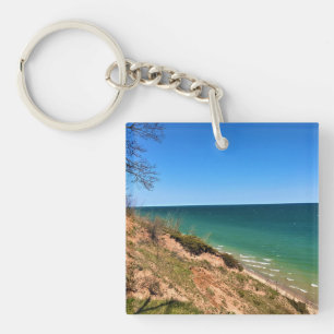 Lake Michigan, Port Washington, Wisconsin Sleutelhanger