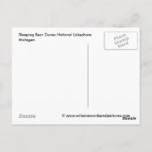 Lake Michigan Postcard Briefkaart (Achterkant)