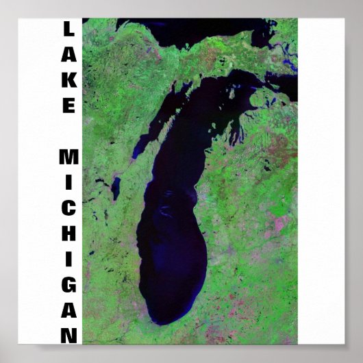 Lake Michigan Poster (Voorkant)