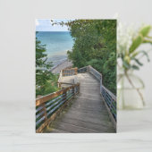 Lake Michigan Save The Date (Staand voorkant)