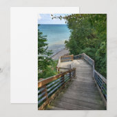 Lake Michigan Save The Date (Voorkant / Achterkant)