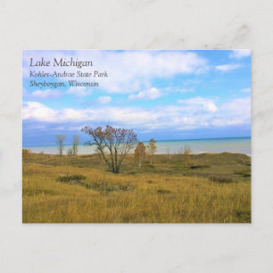 Lake Michigan, Sheboygan, Wisconsin Briefkaart
