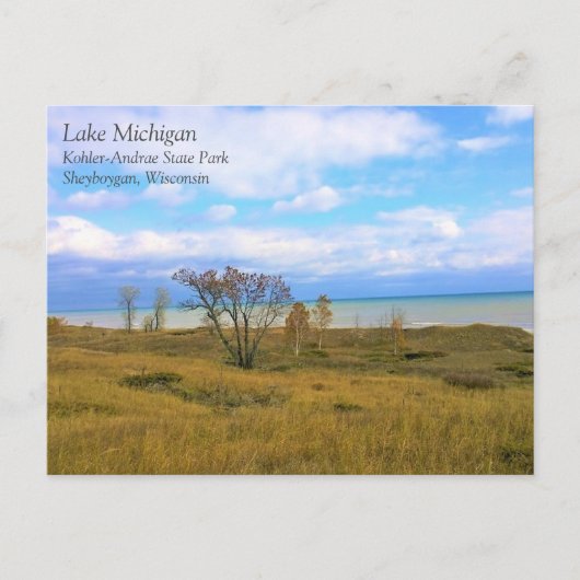 Lake Michigan, Sheboygan, Wisconsin Briefkaart (Voorkant)