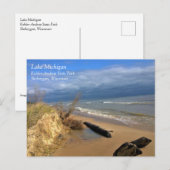 Lake Michigan, Sheboygan, Wisconsin Briefkaart (Voorkant / Achterkant)