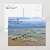 Lake Michigan, Sheboygan, Wisconsin Briefkaart (Voorkant / Achterkant)