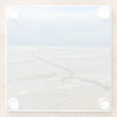 Lake Michigan, Sheboygan, Wisconsin Glazen Onderzetter (Achterkant)