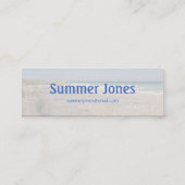 Lake Michigan Shore Mini Visitekaartje (Achterkant)