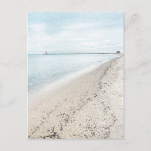Lake Michigan Shoreline Grote Meren Briefkaart (Voorkant)