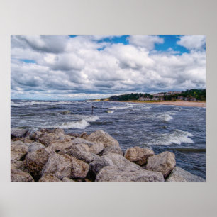 Lake Michigan Shoreline Poster