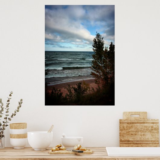 Lake Michigan - St. Ignace, MI Poster (Keuken)