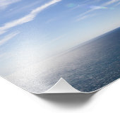 Lake Michigan Sunny Day Foto Afdruk (Hoek)