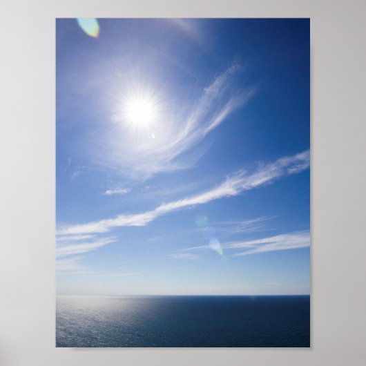 Lake Michigan Sunny Day Poster (Voorkant)