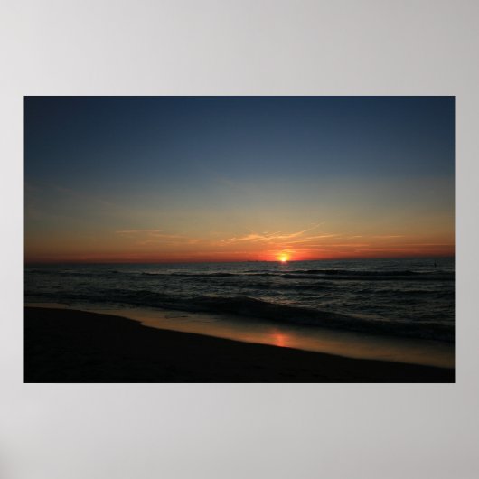 Lake Michigan Sunset 2 Poster (Voorkant)