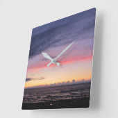 Lake Michigan Sunset Acrylic Wall klok (Hoek)