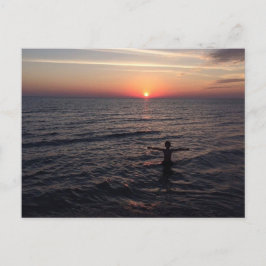 Lake Michigan Sunset Briefkaart