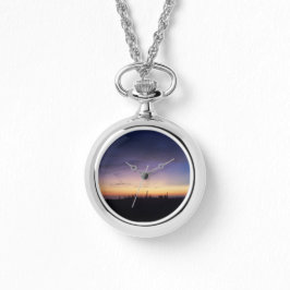 Lake Michigan Sunset Horloge