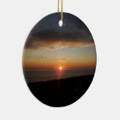 Lake Michigan Sunset Keramisch Ornament (Rechts)