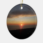 Lake Michigan Sunset Keramisch Ornament (Links)