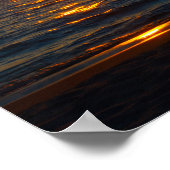 Lake Michigan Sunset, Ludington, Michigan Poster (Hoek)