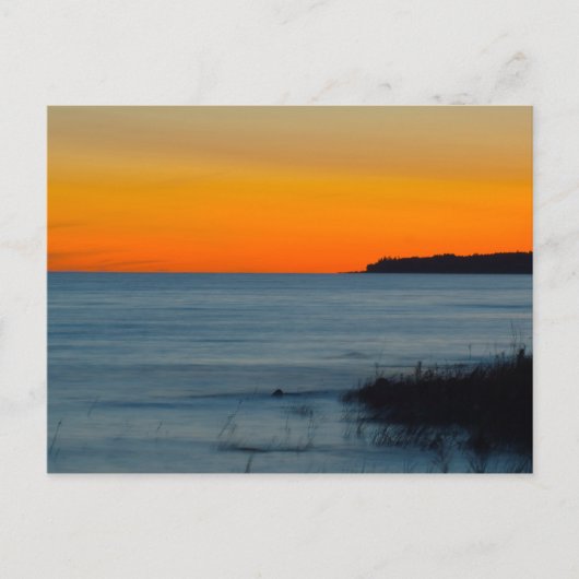 Lake Michigan Sunset, Michigan Briefkaart (Voorkant)