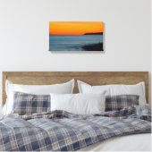 Lake Michigan Sunset, Michigan Canvas Afdruk (Insitu (Slaapkamer))